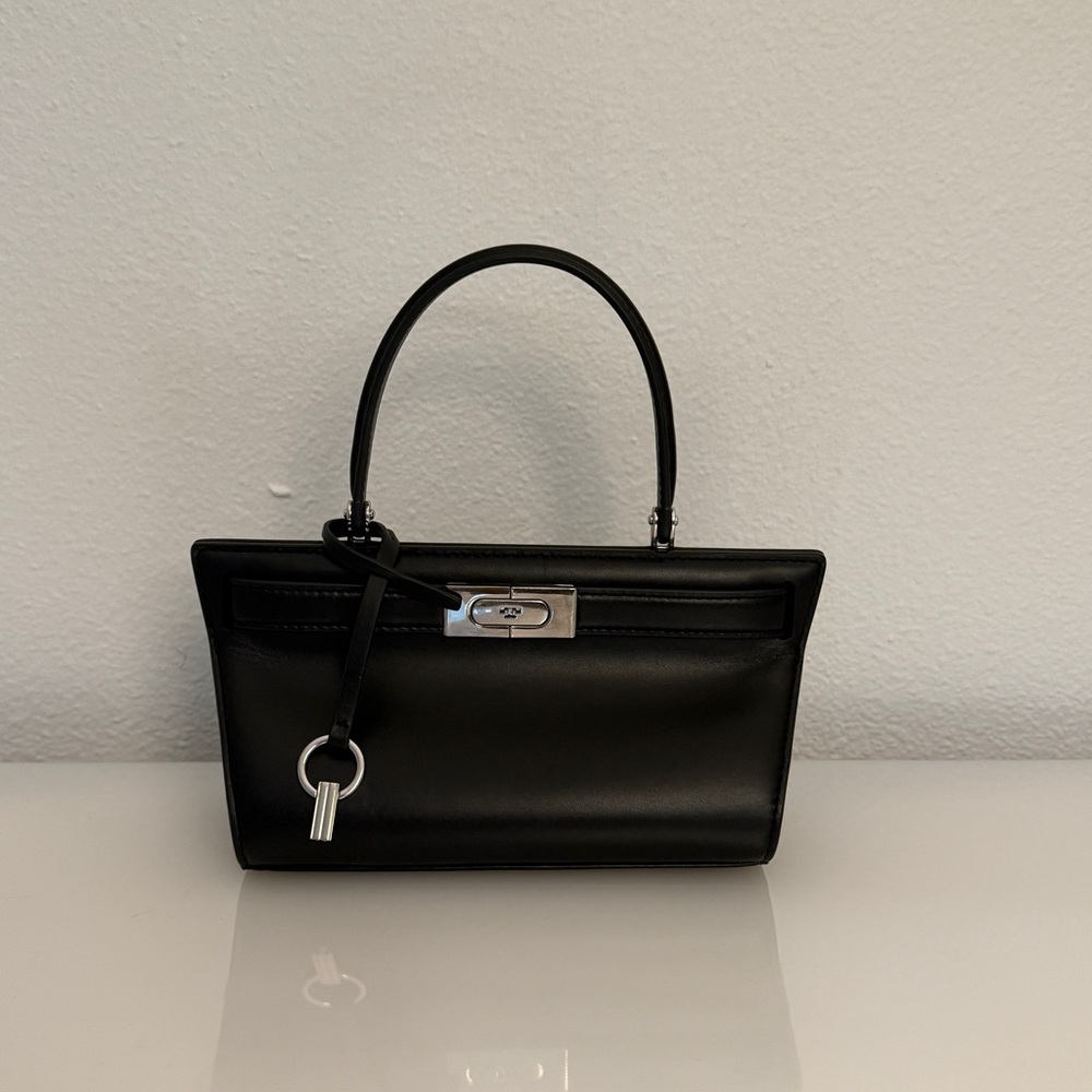 Tory Burch Mini Lee Radziwill Cat-Eye Bag Black